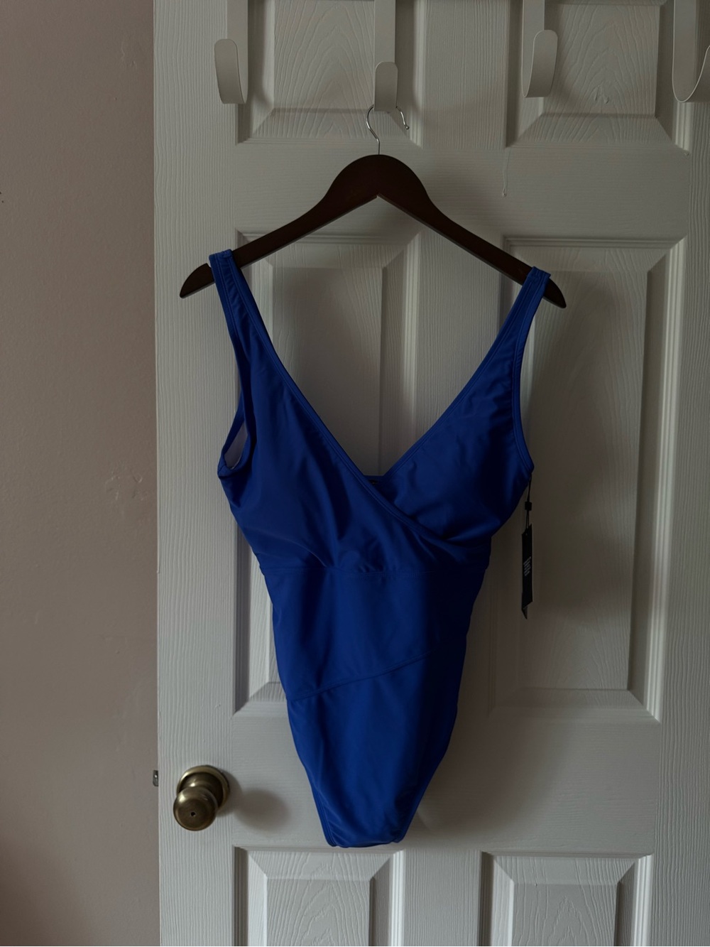 NWT Tommy Hilfiger Blue One Piece Swimsuit Size 12 $98